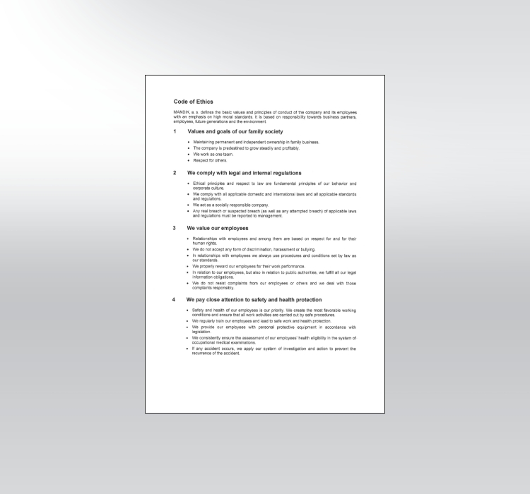 Code of Ethics